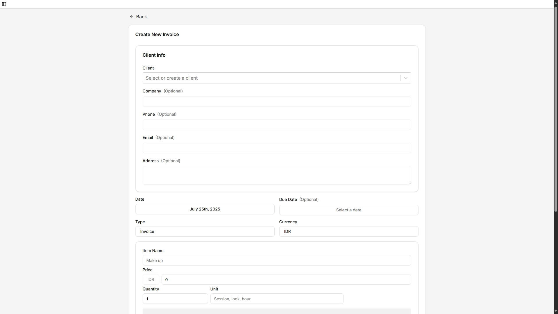 Invoice App